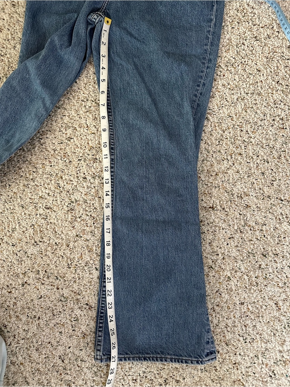 Vintage Gap Flare Ankle Jeans Light Wash 100% Cotton Made in USA Size 8 - Picture 8 of 8